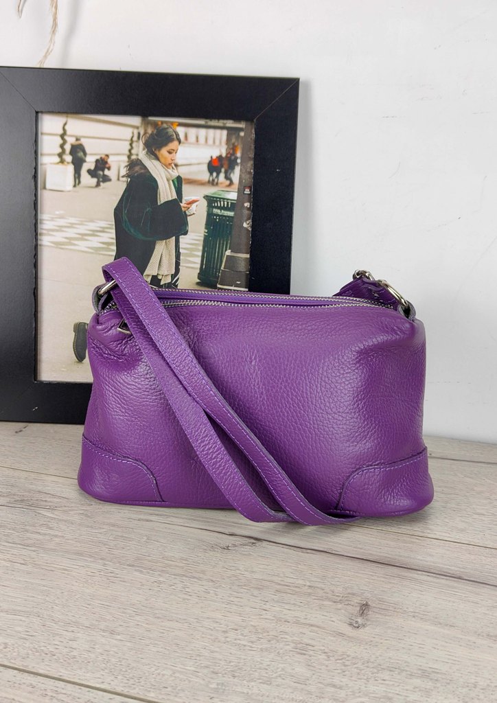 τσαντα-δερματινη-τριπλο-φερμουαρ