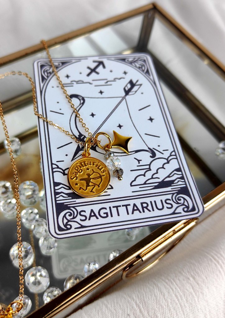 κολιε-αλυσιδα-ατσαλι-ζωδια-sagittarius