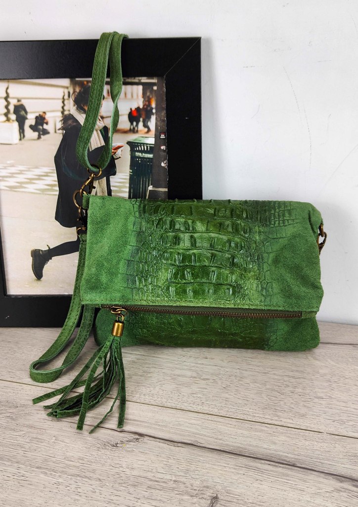 τσαντα-δερματινη-φακελοσ-λουρακια-κροκο