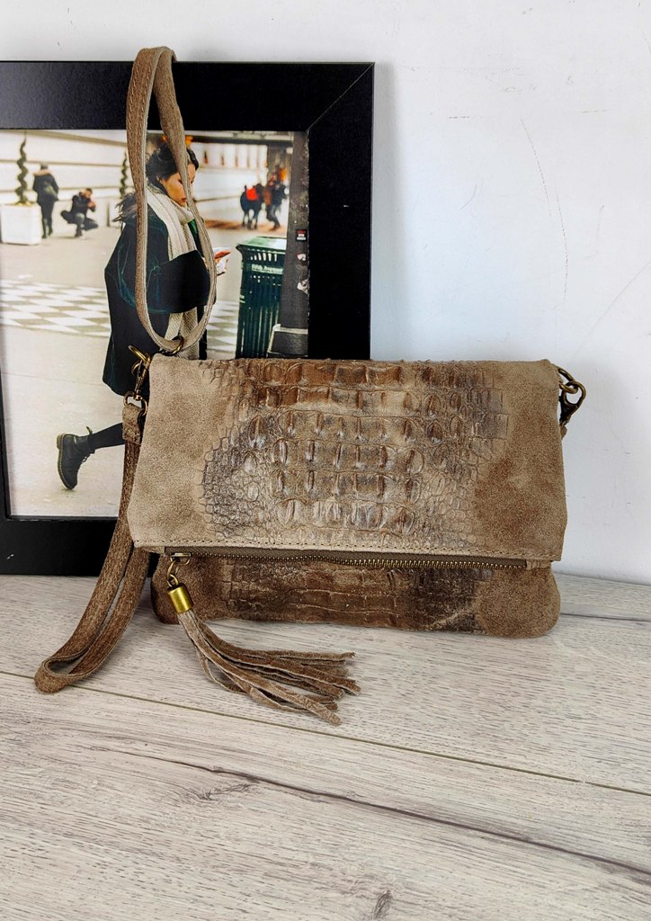 τσαντα-δερματινη-φακελοσ-λουρακια-κροκο